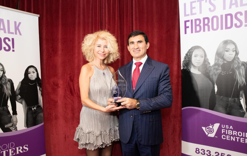 Yan Katsnelson and Flora Katsnelson at event