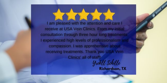 Richardson Texas USA Vein Clinic review