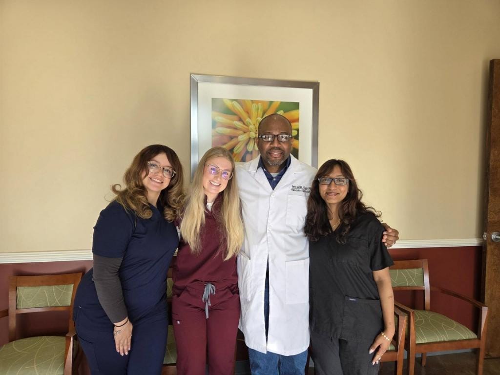 Cary 4 USA Vein Clinics staff in Cary, NC with Dr. Day