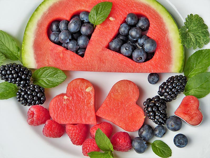 cut raw fruit