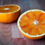 sliced orange for vitamin c