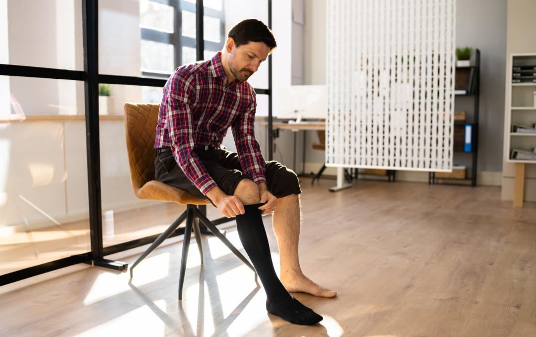 Compression socks are known to boost circulation. It's one way for men to maintain healthy circulation. 