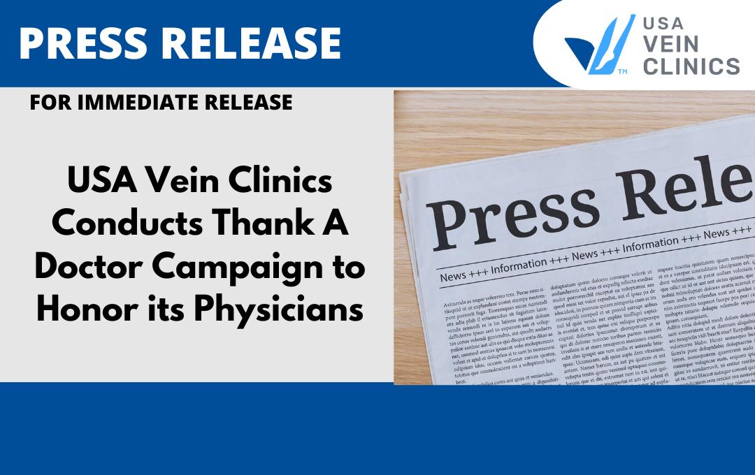 USA Vein Clinics Thank A Doc