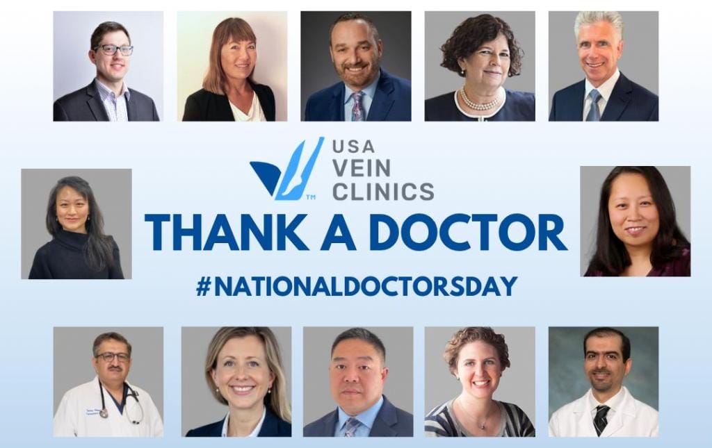 Nominate Your Favorite Vein Doctor On National Doctors Day 6 Doctors celebrating National Doctors Day.