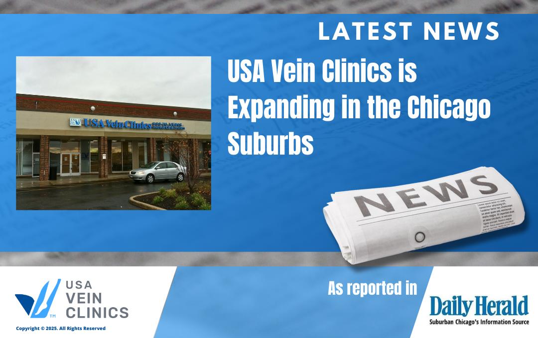 USA Vein Clinics Now Operate in 18 locations in Illinois