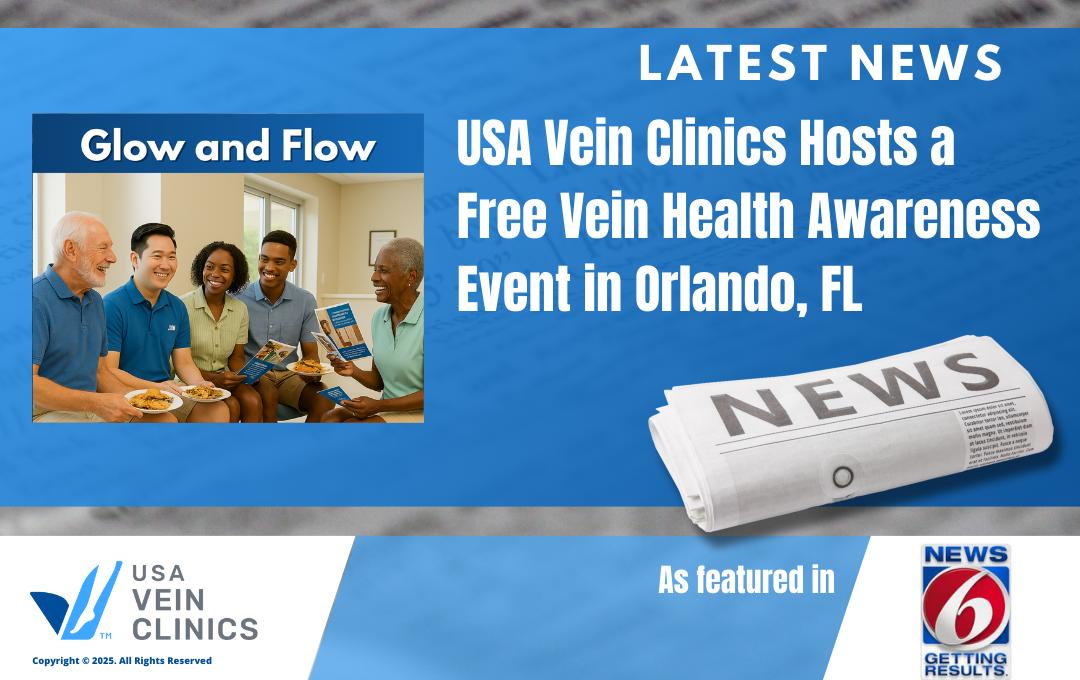 Usa Vein Clinics Hosts A Free Vein Health Awareness Event In Orlando, Fl 4 Glow and Flow in Orlando, FL