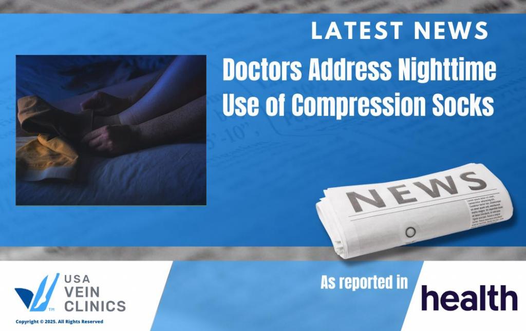 Doctors Address Nighttime Use of Compression Socks
