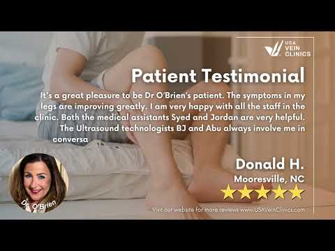 Patient testimonial about vein clinic