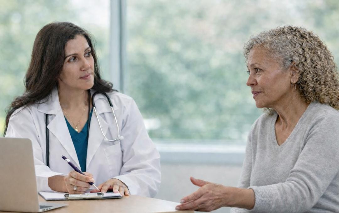 Venaseal™ Vs. Radiofrequency Ablation (Rfa): Which Vein Treatment Is Best? 7 Vein specialist listens to her patient's concerns about VenaSeal and radiofrequency ablation.