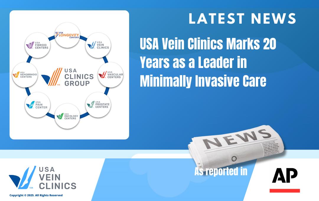 News Center 3 USA Vein Clinic Celebrates 20 years