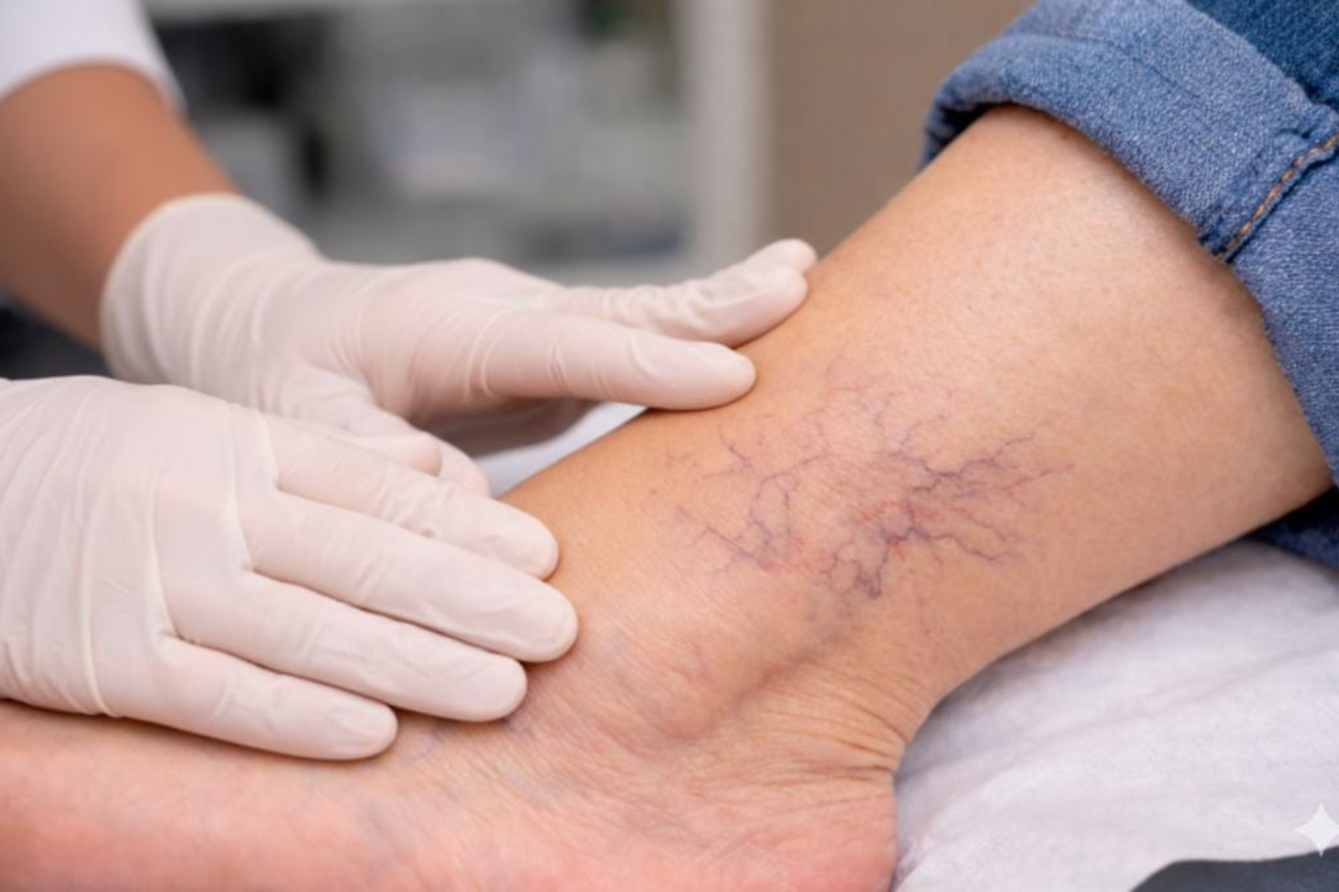 How To Get Rid Of Spider Veins 5 doctor examines spider veins