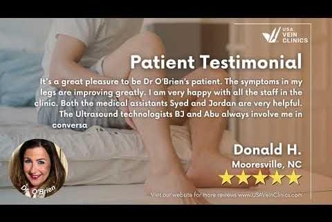 Patient testimonial about vein clinic